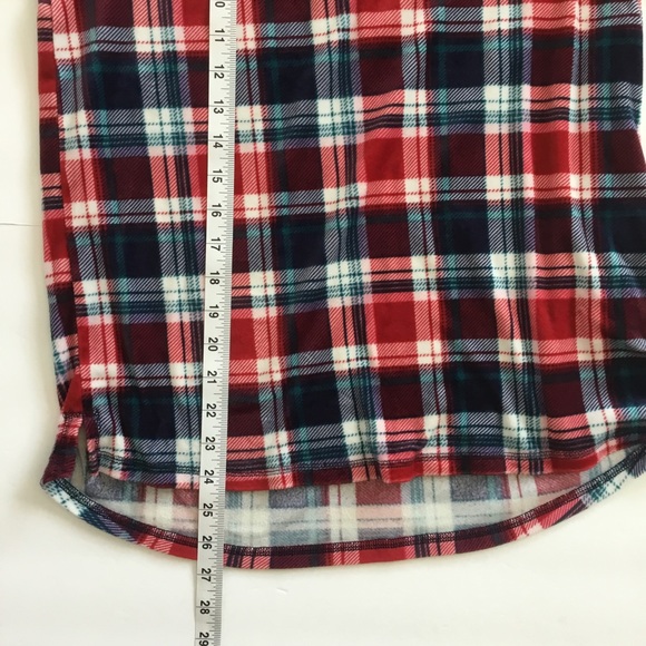 Nautica Women’s 2 Piece Fleece Pajama’s Plaid Size S - Picture 11 of 12